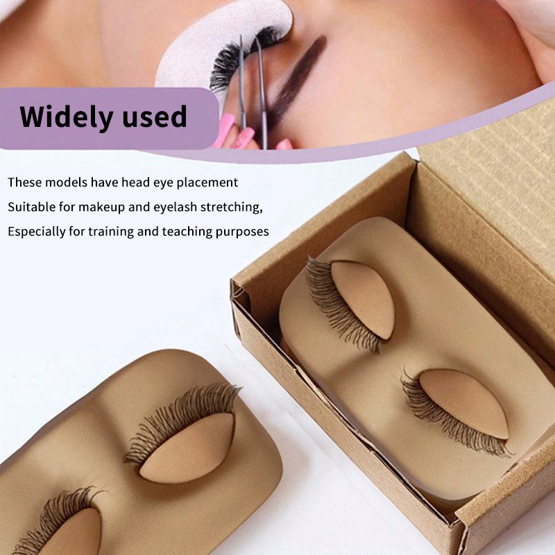 Eyelash Extension Model - Mini Lash แบนรุ่น Head Practice Eyelash