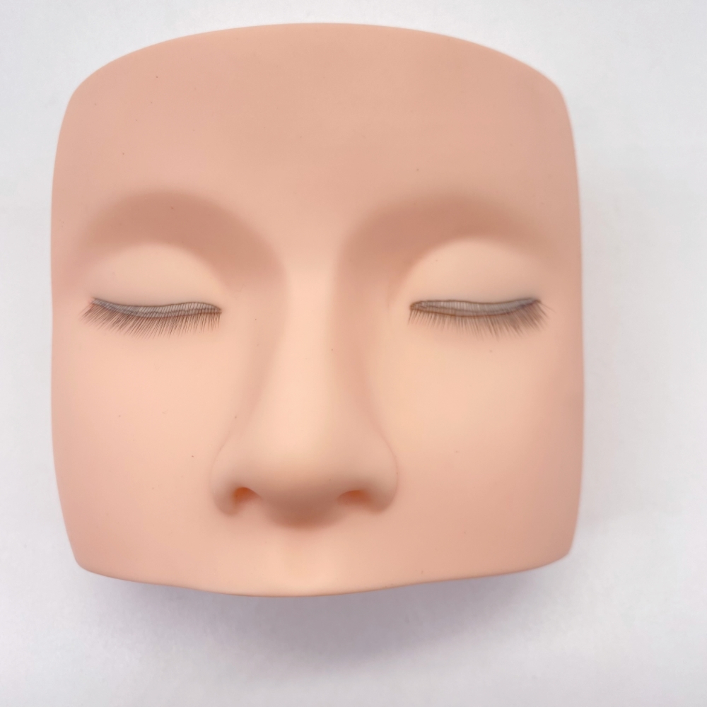 Eyelash Extension Model - หัวหุ่นขนตาปลอมหัวตุ๊กตาหัวแบนสำหรับฝึกขนตาหุ่นดีนางแบบหน้าตุ๊กตาผลิตภัณฑ์เครื่องมือ riasan Korea สำหรับผู้หญิง