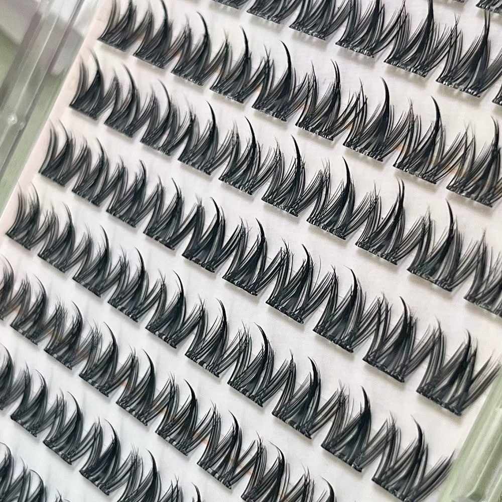 Eyelash Extension No 11 - ขนตาปลอมแบบติดเองสีดำ 100/130/200 ช่อ ขนาดใหญ่ 11-13 มม.
