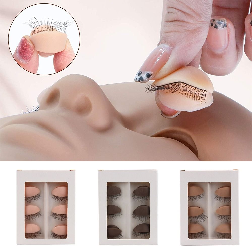 Eyelash Extension Model - หัวฝึกต่อขนตาอเนกประสงค์ สำหรับฝึกต่อขนตา ฝึกต่อขนตาแบบต่างๆ และฝึกการต่อขนตาด้วยอุปกรณ์ต่างๆ