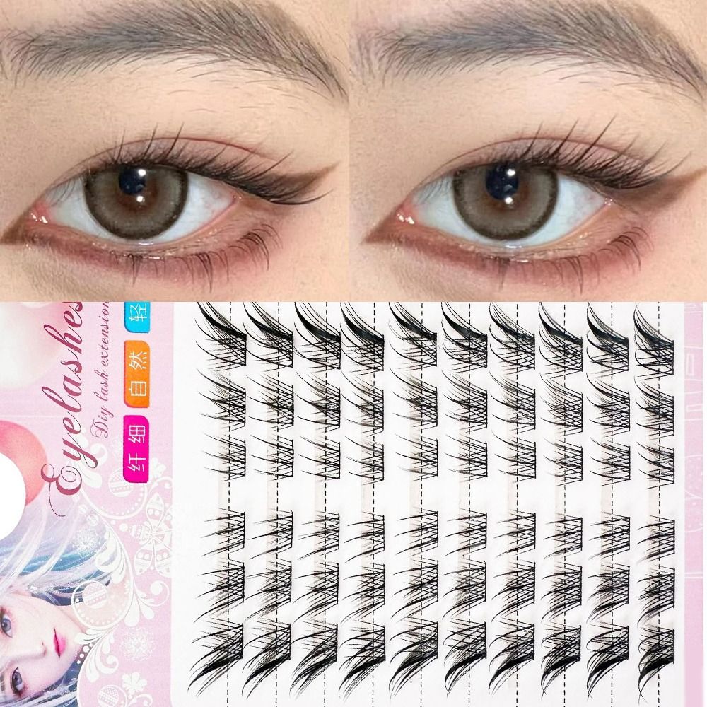 3D Cat Eye Clusters Lashes ธรร - Eyelash Extension Cat Eye Wispy บทวิจารณ์และราคา