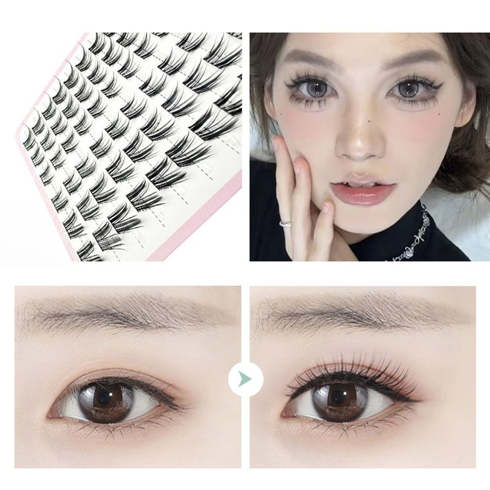 ขนตาปลอมแบบกลุ่มทรงแคทอาย แบบใ - Eyelash Extension Wet Look บทวิจารณ์และราคา