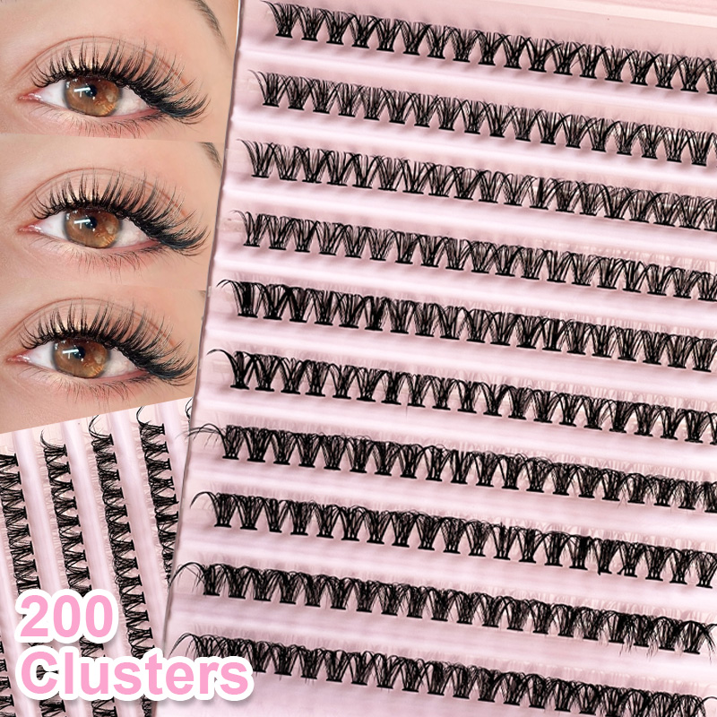 ขนตาปลอมแบบช่อ 8-16 มม. 200 ชิ - Eyelash Extension Options บทวิจารณ์และราคา