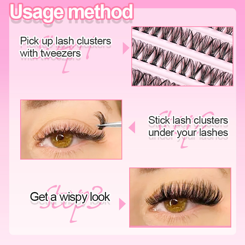 ขนตาปลอมแบบช่อ 8-16 มม. 200 ชิ - Eyelash Extension Options บทวิจารณ์และราคา