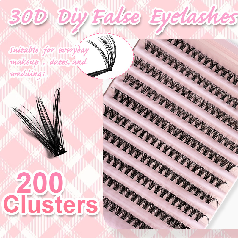 ขนตาปลอมแบบช่อ 8-16 มม. 200 ชิ - Eyelash Extension Options บทวิจารณ์และราคา