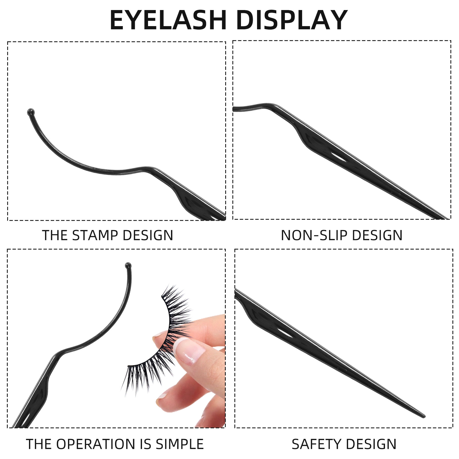 อุปกรณ์ทดลองติดขนตาปลอม 10 ชิ้ - Eyelash Extension Model บทวิจารณ์และราคา