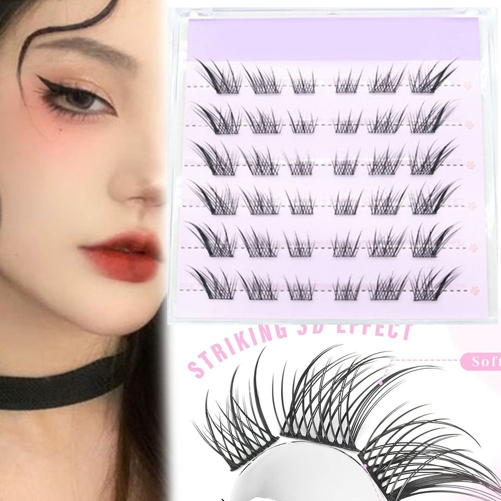 ขนตาปลอมแบบ 3 มิติ ลายแคทอาย ต - Eyelash Extension Cat Eye Wispy บทวิจารณ์และราคา