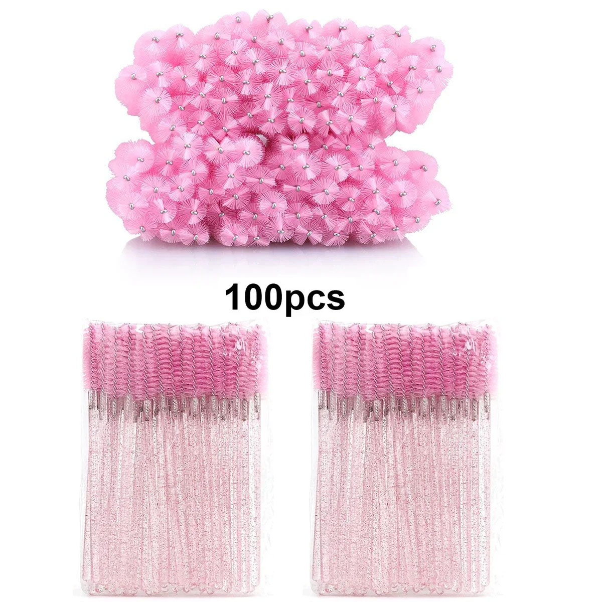 100pcs Disposable แปรงขนตา Spo - Eyelash Extension Options บทวิจารณ์และราคา