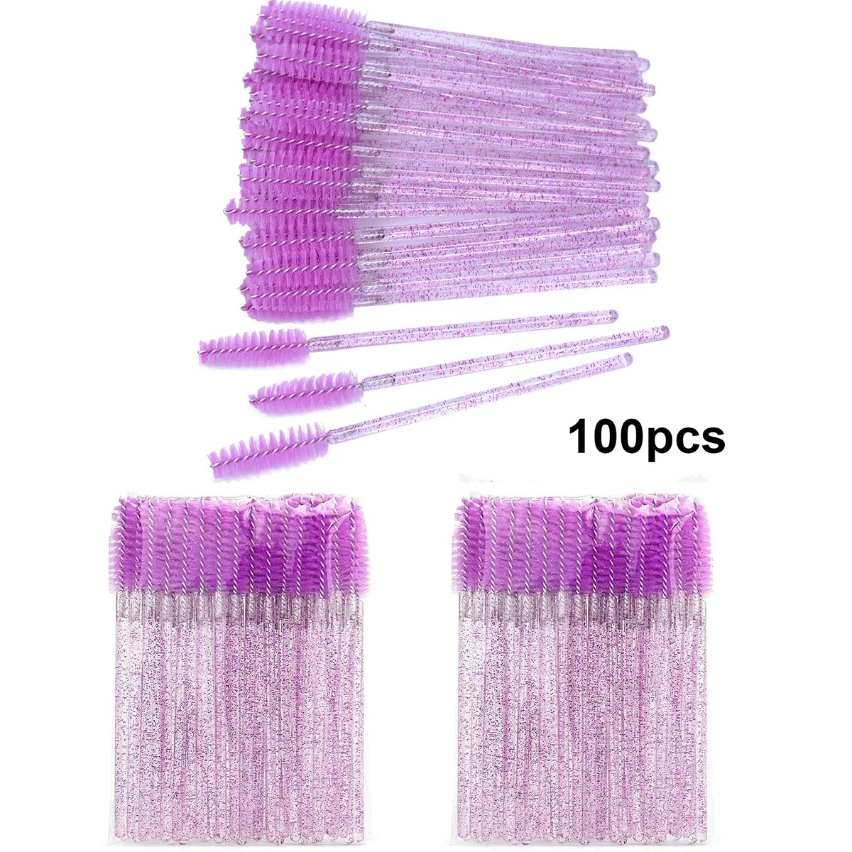 100pcs Disposable แปรงขนตา Spo - Eyelash Extension Options บทวิจารณ์และราคา