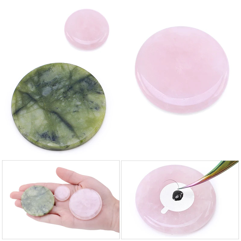กาวพาเลทขนตาสีชมพูสีเขียวหยกหิ - Eyelash Extension Repair บทวิจารณ์และราคา