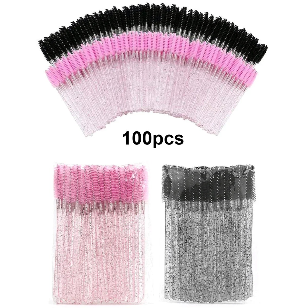 100pcs Disposable แปรงขนตา Spo - Eyelash Extension Options บทวิจารณ์และราคา