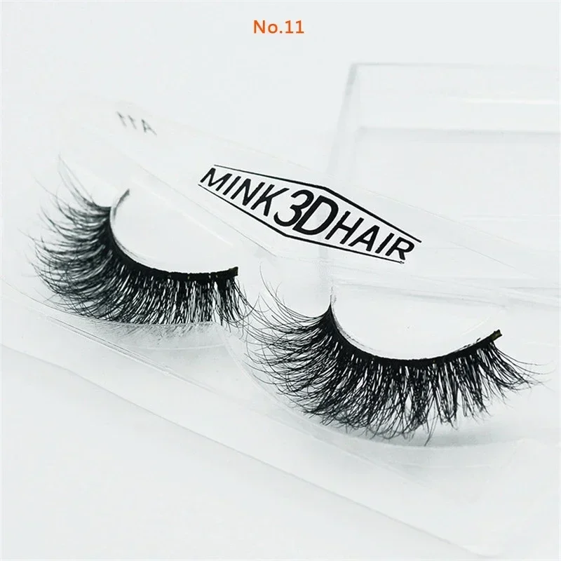 1 คู่ 3D Mink Eyelashes Handma - Eyelash Extension No 11 บทวิจารณ์และราคา