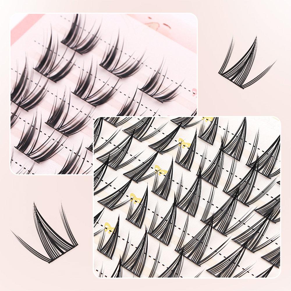60/100Pcs Natural Fairy Lash ก - Eyelash Extension Wet Look บทวิจารณ์และราคา