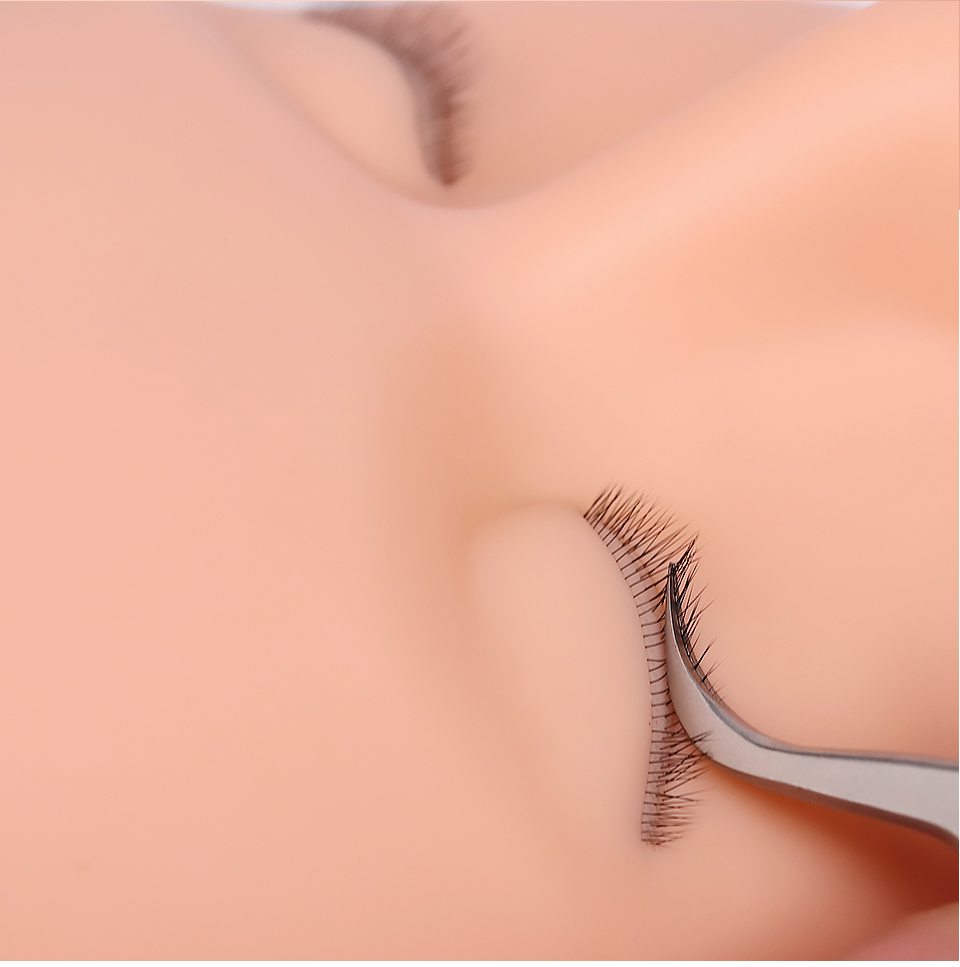 หุ่นจำลองส่วนหัวทำจากซิลิโคนพร - Eyelash Extension Model บทวิจารณ์และราคา