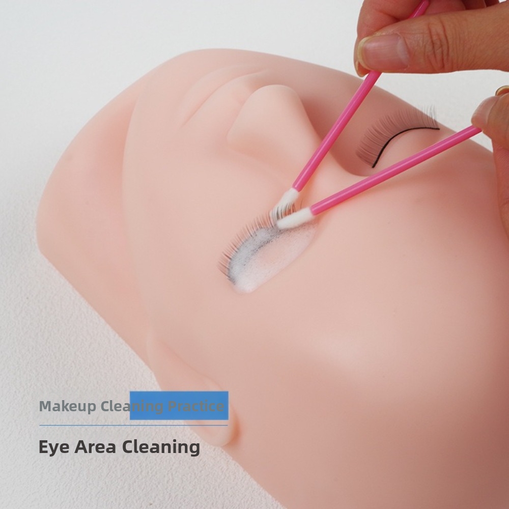 หุ่นฝึกต่อขนตาแบบนิ่ม ซิลิโคนน - Eyelash Extension Model บทวิจารณ์และราคา
